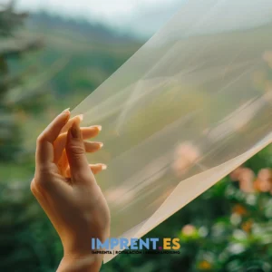 Vinilo transparente adhesivo para decoración de interiores y exteriores - Resistente al agua y a la luz solar