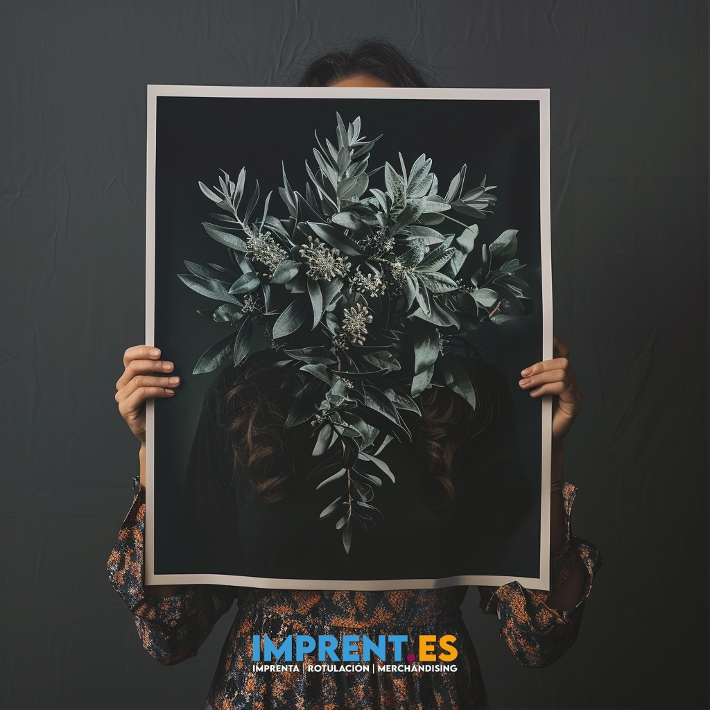 ¡Personaliza tu propio cartel con un toque floral! 🌸🎨 Con nuestra imprenta especializada, puedes crear un diseño único que refleje tu estilo y personalidad. 🖼️💫 Añade un toque de color a tu hogar u oficina con este hermoso estampado floral en tonos de verde intenso y gris carbón. ¡Explora tus opciones de personalización ahora y haz que tu espacio sea verdaderamente tuyo! #Personalización #DiseñoFloral #ImpresiónPersonalizada