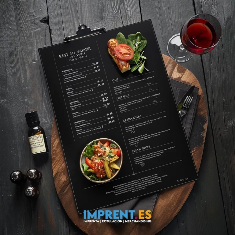 ¡Personaliza tu menú de restaurante con nuestro diseño minimalista y moderno! 🍽️🎨 Con una paleta de colores negros y grises, este diseño presenta fotos de comida en la parte superior y un fondo de mesa de madera para darle un toque elegante a tu establecimiento. Nuestra tipografía moderna y oscura le dará un aspecto sofisticado a tu menú. ¡Explora todas las opciones de personalización y haz que tu menú destaque entre la competencia! #MenúPersonalizado #DiseñoModerno #Restaurante #MarketingDigital