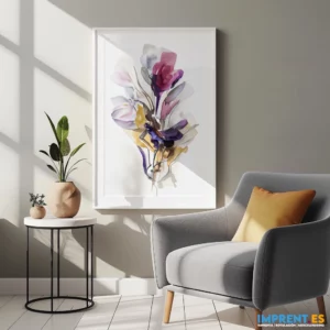 ¡Dale vida a tus paredes con nuestro hermoso cartel de acuarela abstracta de flores violetas, amarillas y blancas en un jarrón! 🌸🎨 Personaliza tu espacio con esta obra de arte única que le dará un toque de color y elegancia a cualquier habitación. ¡Haz que tu hogar sea un reflejo de tu estilo con este diseño interior moderno! #decoración #arte #personalizado #acuarela #flores #diseñointerior