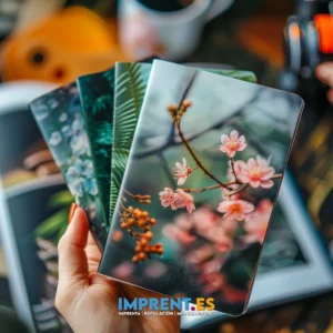 ¡Descubre la magia de la personalización con nuestro conjunto de cinco libretas de notas New Kiel! 🌸📓🌿 Con imágenes de plantas y flores impresas en colores vibrantes, estas libretas son el complemento perfecto para tu rutina diaria. 🌺🌼🍃 Personaliza cada una con tus propias fotografías o diseños y haz que cada libreta sea única. ¡Haz que tus ideas cobren vida en estas hermosas libretas! #LibretasPersonalizadas #DiseñoFloral #EscrituraCreativa #RegaloÚnico #ImprentaPersonalizada