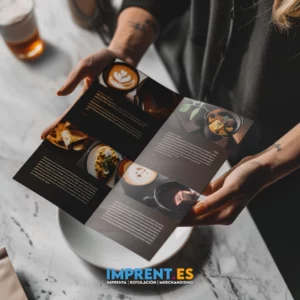 ¡Personaliza tu díptico y destaca tu marca con estilo! 🎨🖨️ Este producto es perfecto para promocionar tu negocio de comida o restaurante. Con nuestro díptico personalizado, podrás mostrar tus productos de una manera única y atractiva. 🍔🍕🍝 ¡Atrévete a ser creativo y atraer a tus clientes con un diseño que refleje la esencia de tu marca! #DípticoPersonalizado #MarketingDigital #ImprentaPersonalizada