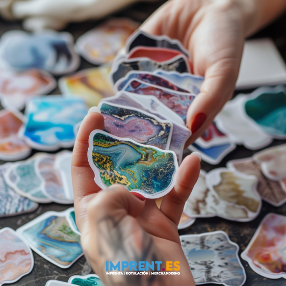 ¡Personaliza tus pegatinas y haz que tus ideas cobren vida! 🌊🎨 Con nuestra amplia gama de colores y formas, podrás crear pegatinas únicas que reflejen tu estilo y personalidad. 🌈💫 Explora nuestras opciones de diseño y encuentra la combinación perfecta para tus proyectos creativos. ¡Dale un toque especial a tus pertenencias con nuestras pegatinas personalizadas! #PegatinasPersonalizadas #DiseñoCreativo #ArteEnPegatinas #Personalización #ImprentaCreativa