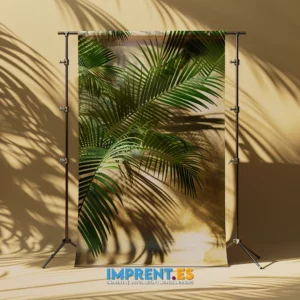 ¡Dale vida a tus eventos con nuestro photocall extensible personalizado! 🌴📸 Con un diseño elegante en color beige y hojas de palma impresas, este photocall es perfecto para bodas, fiestas y eventos corporativos. Personalízalo con tu propio diseño o logo para crear un ambiente único y memorable. ¡Explora nuestras opciones de personalización y haz que tu evento sea inolvidable! #PhotocallPersonalizado #EventosEspeciales #ImpresiónPersonalizada